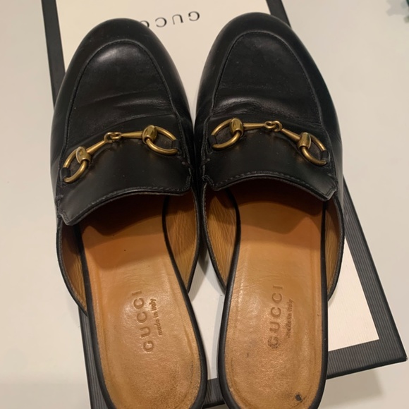Gucci Princetown Leather Slipper Size 5 - Picture 2 of 4